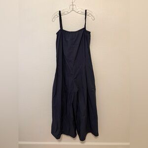 COS Navy Blue Oversized Wide Leg Jumpsuit Sz Small Petite